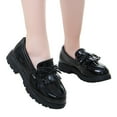thumbnail image 1 of YLYL Toddler Boy's Girl's Dress Shoes Comfort Lace-Up Oxford School Uniform Shoes Loafer Flats, 1 of 9