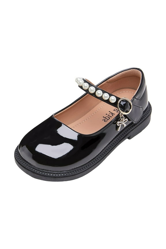Toddler Little Girls Mary Jane Oxford Student School Uniform Shoes for Wedding Party