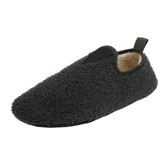 YLYL Warm House Slippers for Men Women Memory Foam Anti-Skid Sole Indoor Outdoor Bedroom Shoes