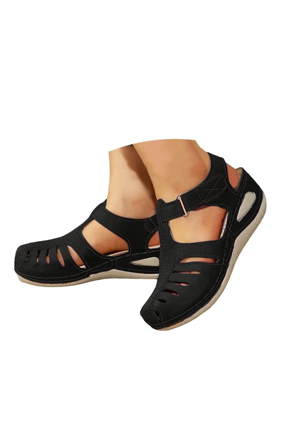 Wedge Clogs for Women 2026 Closed Toe Ankle Strap Slip on Comfortable Casual Summer Sandals