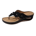 thumbnail image 1 of YLYL Wedge Sandals for Women Flip Flops Dressy Flower All-Day Comfort Casual 2026 Summer Beach Slippers, 1 of 9