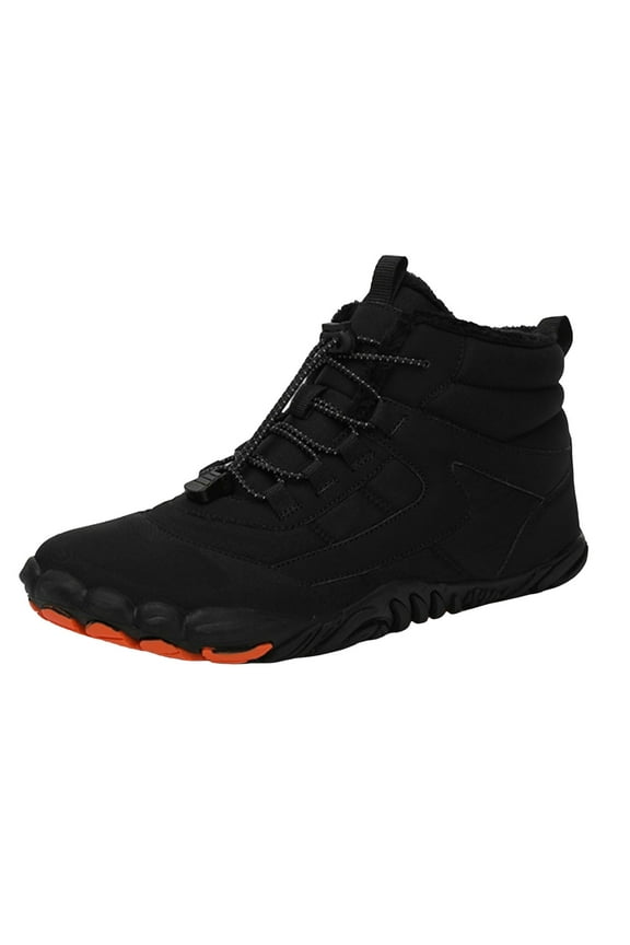 Winter Boots for Men Insulated, High-Traction Grip Lace up Anti-Slip Outdoor Hiking Booties