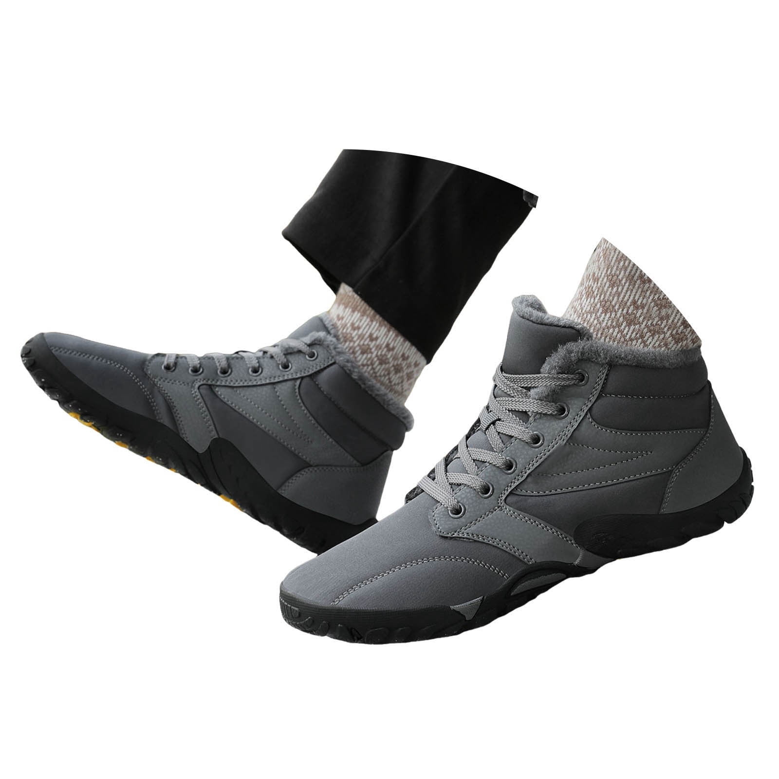 YLYL Winter Boots for Men Women Waterproof Insulated, High 
