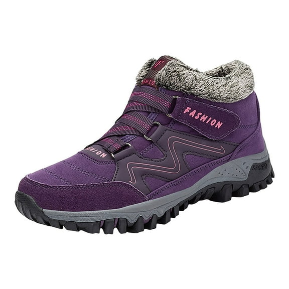 YLYL Winter Boots for Women Men Waterproof Non Slip Thermal High Top Snow Boots