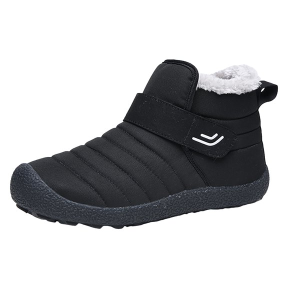 YLYL Winter Snow Boots for Men Women Anti-slip Waterproof Comfortable Fur Lined Warm Outdoor Ankle Booties