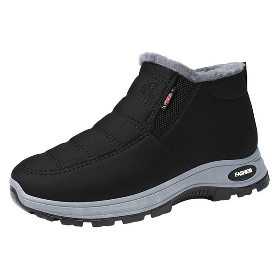 YLYL Women's Winter Snow Boots Waterproof No Slip Warm Fur Lined Slip on Outdoor Hiking Ankle Boots