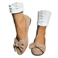 thumbnail image 1 of YLYL Women Ballet Flats Shoes Bowknot Round Toe Low Heel Slip on Fashion Casual Dress Shoes, 1 of 9