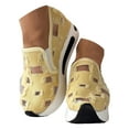 thumbnail image 1 of YLYL Women Fashion Platform Sneakers High Hidden Heel Wedge Walking Brides Wedding Heels Loafers, 1 of 9