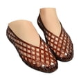 thumbnail image 1 of YLYL Women Jelly Ballet Flat Shoes Pointed Toe Slip on Hollow out Comfortable Casual Summer Beach Shoes, 1 of 7