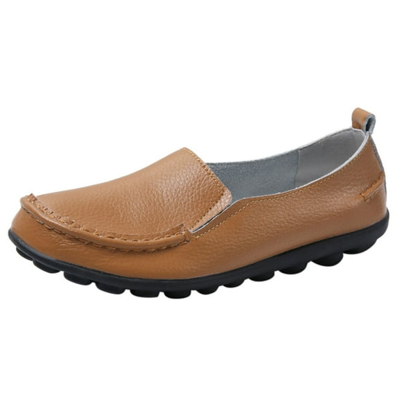 YLYL Women's Loafers Comfortable Casual Soft Sole Round Toe Moccasins Wild Driving Slip on Walking Flats Shoes