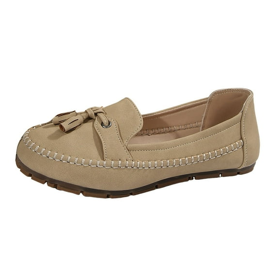 YLYL Women Loafers Slip-On Dressy Lightweight Comfortable Casual Moccasins Business Flats Shoes for Office Travel