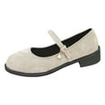 thumbnail image 1 of YLYL Women Mary Jane Shoes Chunky Heel Adjustable Buckle Comfortable Casual Party Ballet Dress Shoes, 1 of 9