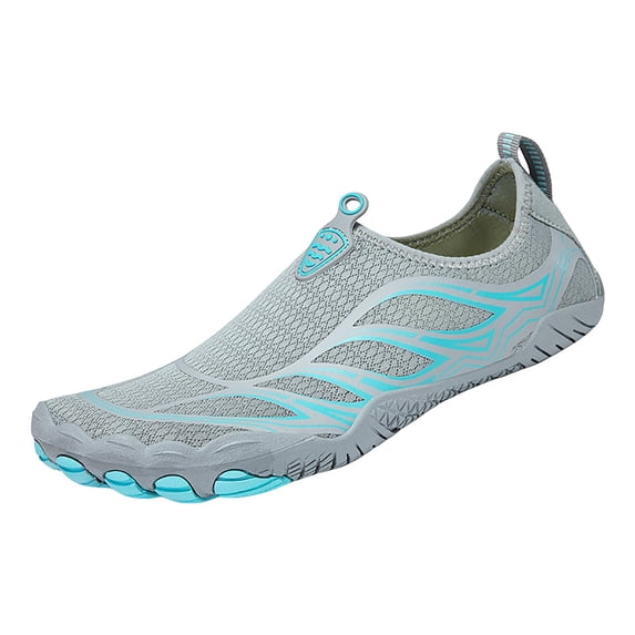 YLYL Women Men Barefoot Water Shoes Wide Toe Quick Dry No Slip Hiking Swim Beach River Pool Aqua Socks Shoes