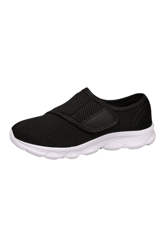 Women Men Diabetic Shoes Wide Width with Adjustable Closure Non-Slip Air Cushion Bottom Sneakers