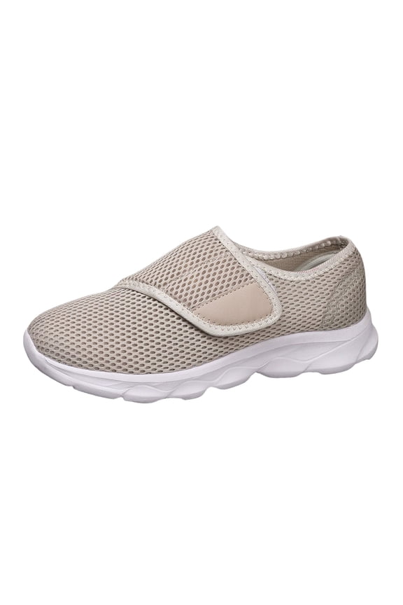 Women Men Diabetic Shoes Wide Width with Adjustable Closure Non-Slip Air Cushion Bottom Sneakers