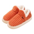 thumbnail image 1 of YLYL Women Men House Slipper Booties Pluffy Plush Warm Fuzzy Comfy Anti-Slip Thick Sole Winter Slipper, 1 of 8