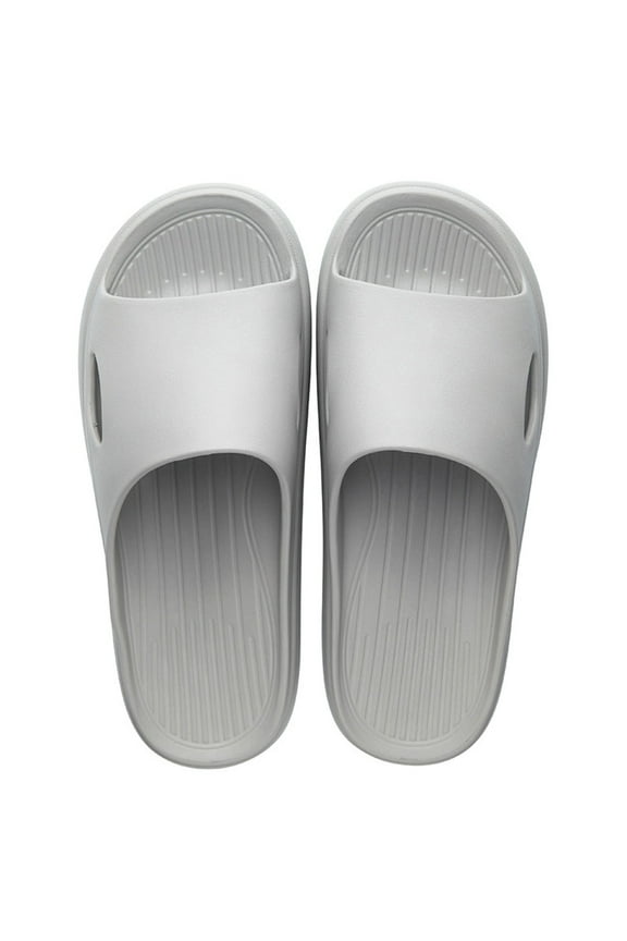 Women & Men Shower Slippers Open Toe House Slides Bathroom Sandals