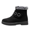 thumbnail image 1 of YLYL Women Men Ankle Snow Boots Fur Lined Waterproof Non Slip Outdoor Walking Winter Warm Booties, 1 of 9