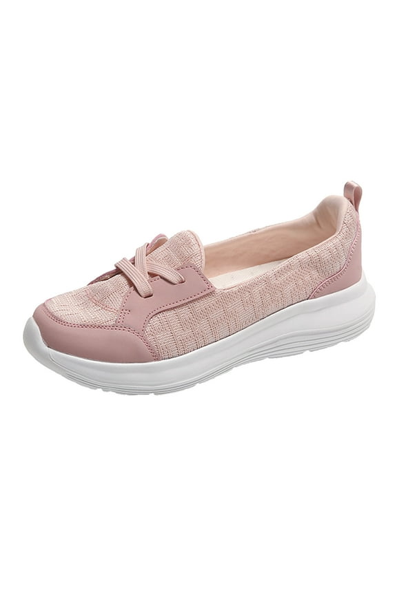 Women Orthopedic Walking Shoes Comfy Breathable Slip on Arch Support Non-Slip Sneakers