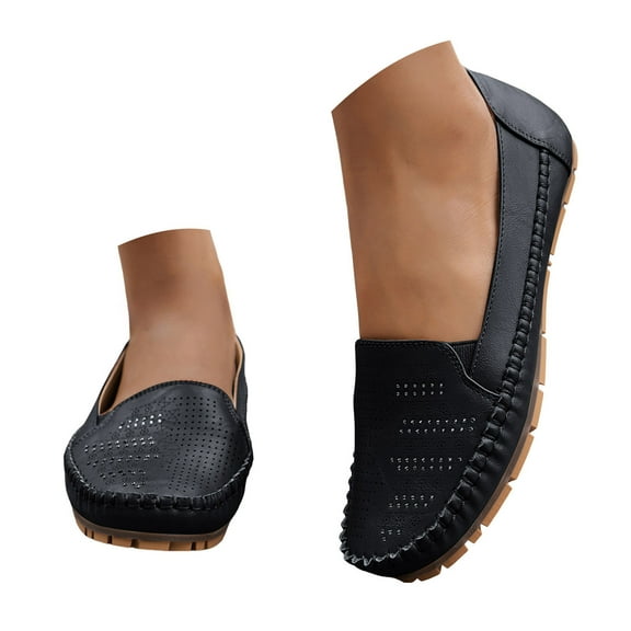 YLYL Women Penny Loafers Comfortable Lightweight Casual Slip on Business Work Moccasins Driving Boat Shoes