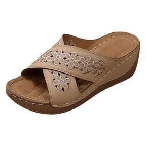 YLYL Women Platform Sandals Orthopedic Wedge Heel Open Toe Fashion Casual Summer Shoes
