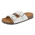 thumbnail image 1 of YLYL Women Sandals Adjustable Buckle Strap Cork Footbed Open Toe Slip on Casual Summer Beach Sandals, 1 of 9