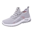 thumbnail image 1 of YLYL Women Sneakers Lace up Arch Support Breathable Mesh Non Slip Gym Workout Running Walking Shoes, 1 of 9