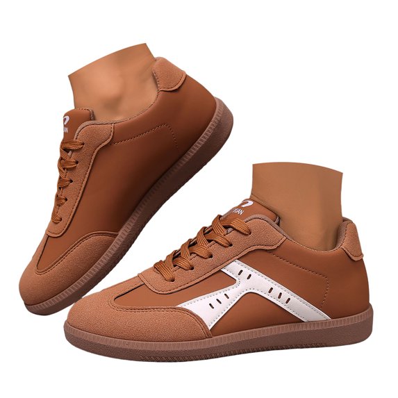 YLYL Women Sneakers Lace up Low Heel Round Toe Fashion Casual Outdoor Walking Running Shoes