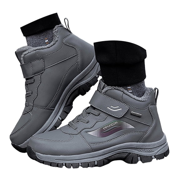 YLYL Women Snow Boots Warm Fur Lined Arch Support Waterproof Anti-Slip Winter Outdoor Trekking Walking Shoes