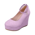 thumbnail image 1 of YLYL Women Suede Moccasins Loafers with Beaded Fashion Comfortable Round Toe Slip on Work Walking Flats Shoes, 1 of 9