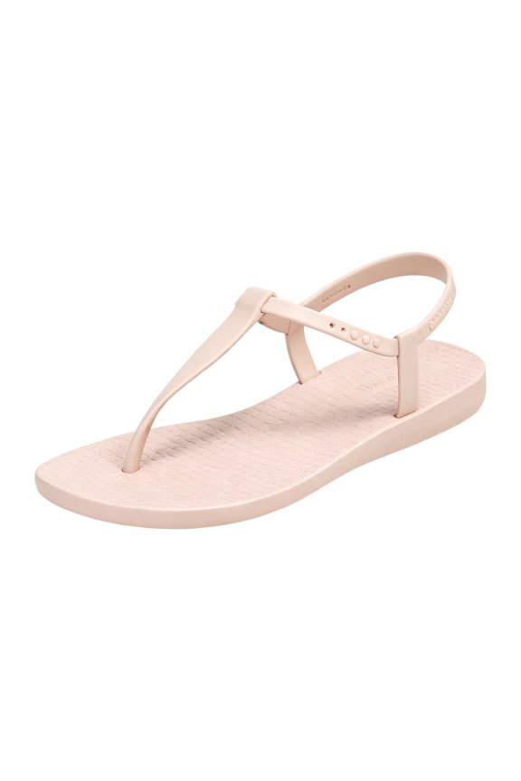 Women T-Strap Flip Flop Sandals Adjustable Ankle Strap Non Slip Lightweight Summer Beach Flat Shoes