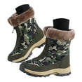 thumbnail image 1 of YLYL Women Winter Boots Heel Slip on Winter Waterproof Slip Resistant Cold Weather Shoes, 1 of 9