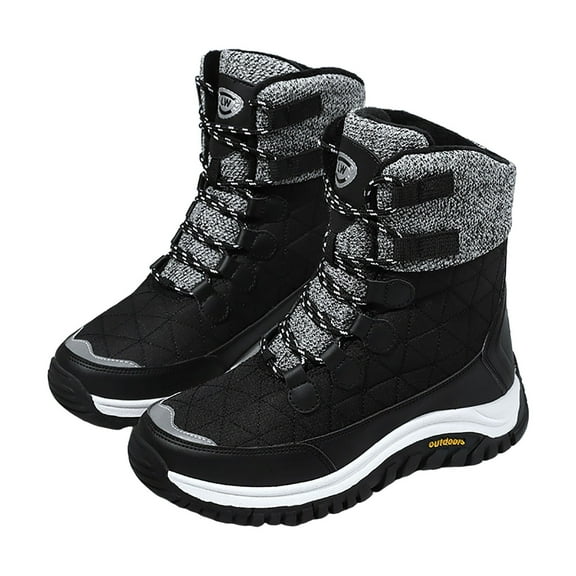 YLYL Women Winter Boots Insulated, High-Traction Grip Warm Inner Comfortable Outdoor Snow Boots