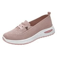 thumbnail image 1 of YLYL Women Woven Orthopedic Shoes Non-Slip Comfy Breathable Arch Support Slip on Walking Sneakers, 1 of 7