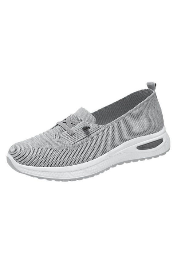 Women Woven Orthopedic Shoes Non-Slip Comfy Breathable Arch Support Slip on Walking Sneakers