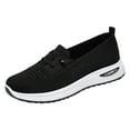 thumbnail image 1 of YLYL Women Knit Sneakers Slip on Breathable Mesh Lightweight Wide Width Non-Slip Walking Shoes, 1 of 9