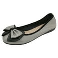 thumbnail image 1 of YLYL Women's Ballet Flat Shoes Bowknot Round Toe Fashion Wedding Flats, 1 of 9