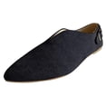 thumbnail image 1 of YLYL Women's Ballet Flats Pointed Toe Comfortable Slip-On V-Shaped Suede Casual Shoes, 1 of 4