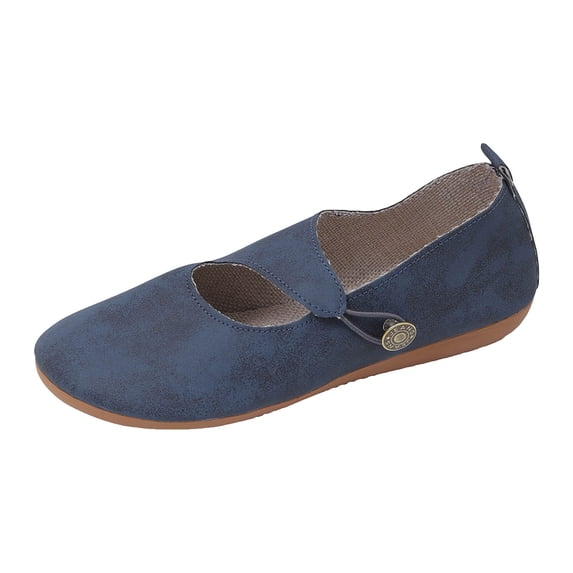 YLYL Women's Ballet Flats Shoes Round Toe Fashion Casual Slip on Work Dress Mary Jane Shoes