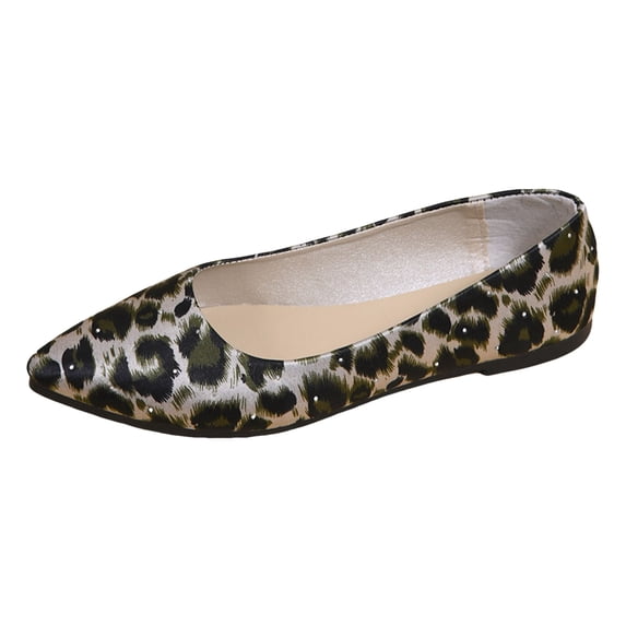 YLYL Women's Ballet Loafers Pointy Toe Flat Heel Comfort Casual Slip on Party Office Work Dress Shoes