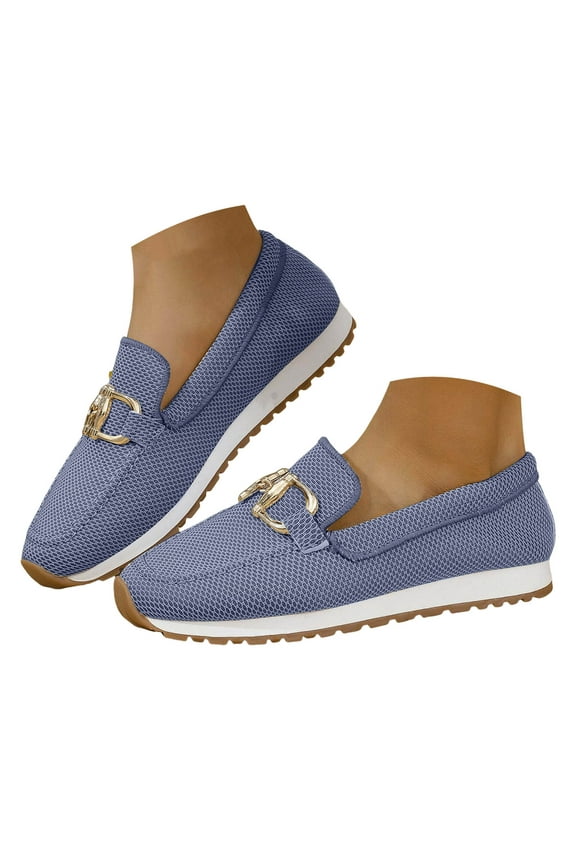 Women's Loafers Non Slip Comfortable Retro Fashion Casual Slip on Business Work Driving Shoes