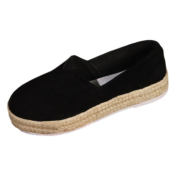 YLYL Women's Loafers Round Toe Slip on Lightweight Fashion Casual Work Driving Walking Shoes