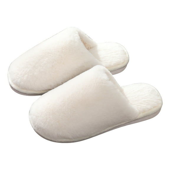 YLYL Women Men House Slippers Fuzzy Warm Cozy Soft Memory Foam Anti-Skid Indoor Outdoor Shoes