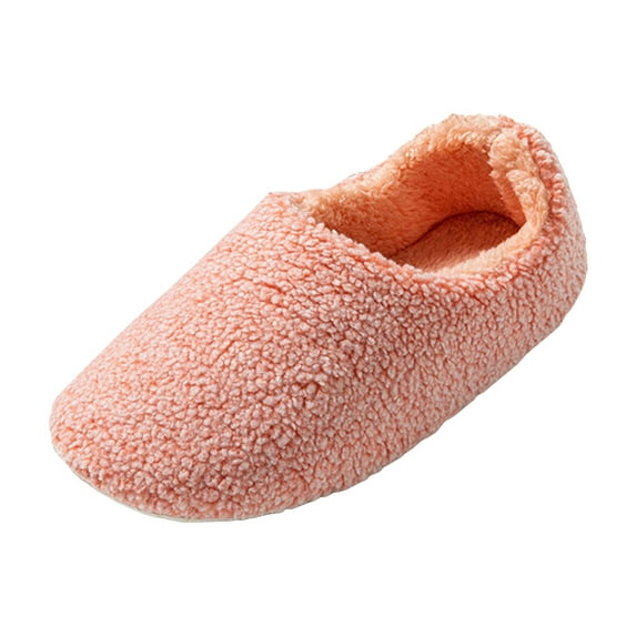 YLYL Women's House Slippers Soft Fuzzy Cozy Warm Fur Lined Lightweight Non-Slip Indoor Bedroom Shoes