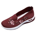 thumbnail image 1 of YLYL Women's Leather Flat Bottom Loafers Slip-on Round Toe Non-Slip Breathable Walking Shoes, 1 of 7