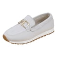 thumbnail image 1 of YLYL Women's Loafers Non Slip Comfortable Retro Fashion Casual Slip on Business Work Driving Shoes, 1 of 9