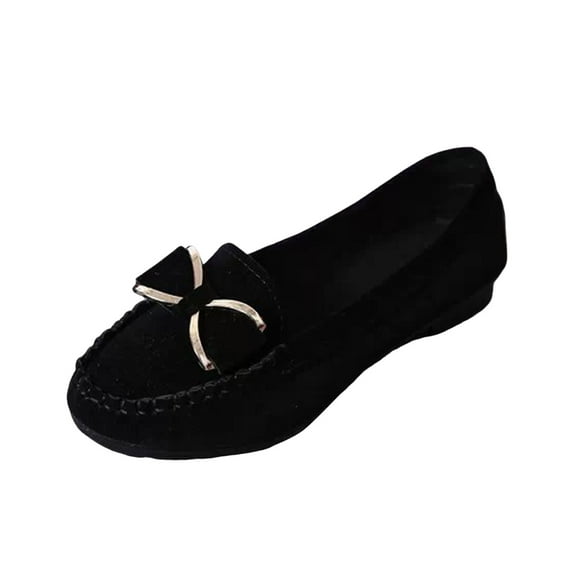 YLYL Women's Loafers with Bowknot Slip on Casual Comfort Driving Walking Penny Flats Shoes