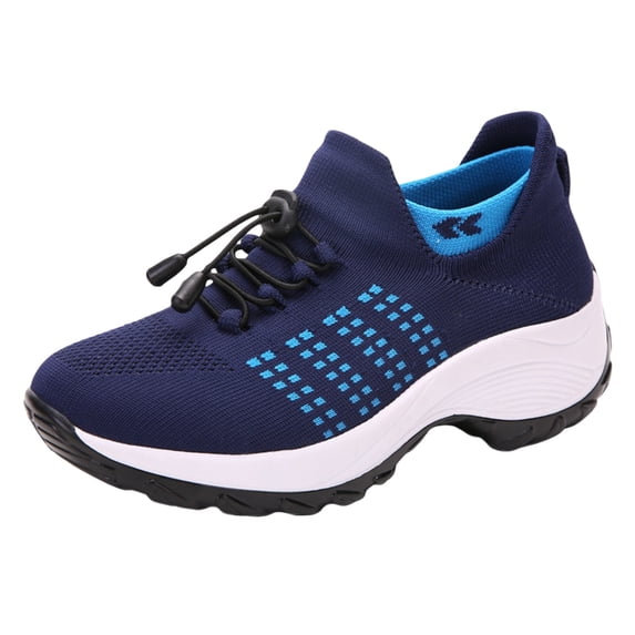 YLYL Women's Men's Orthopedic Sock Sneakers No Slip Arch Support Breathable Mesh Plantar Fasciitis Walking Shoes
