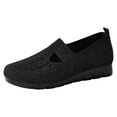 thumbnail image 1 of YLYL Women's Mesh Cutout Cloth Flats Loafer Round Toe Comfort Breathable Casual Slip on Walking Shoes, 1 of 7