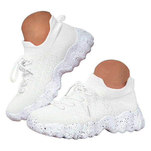 YLYL Women's Orthopedic Shoes Low Top Soft Sole Breathable Mesh Casual Slip on Walking Shoes